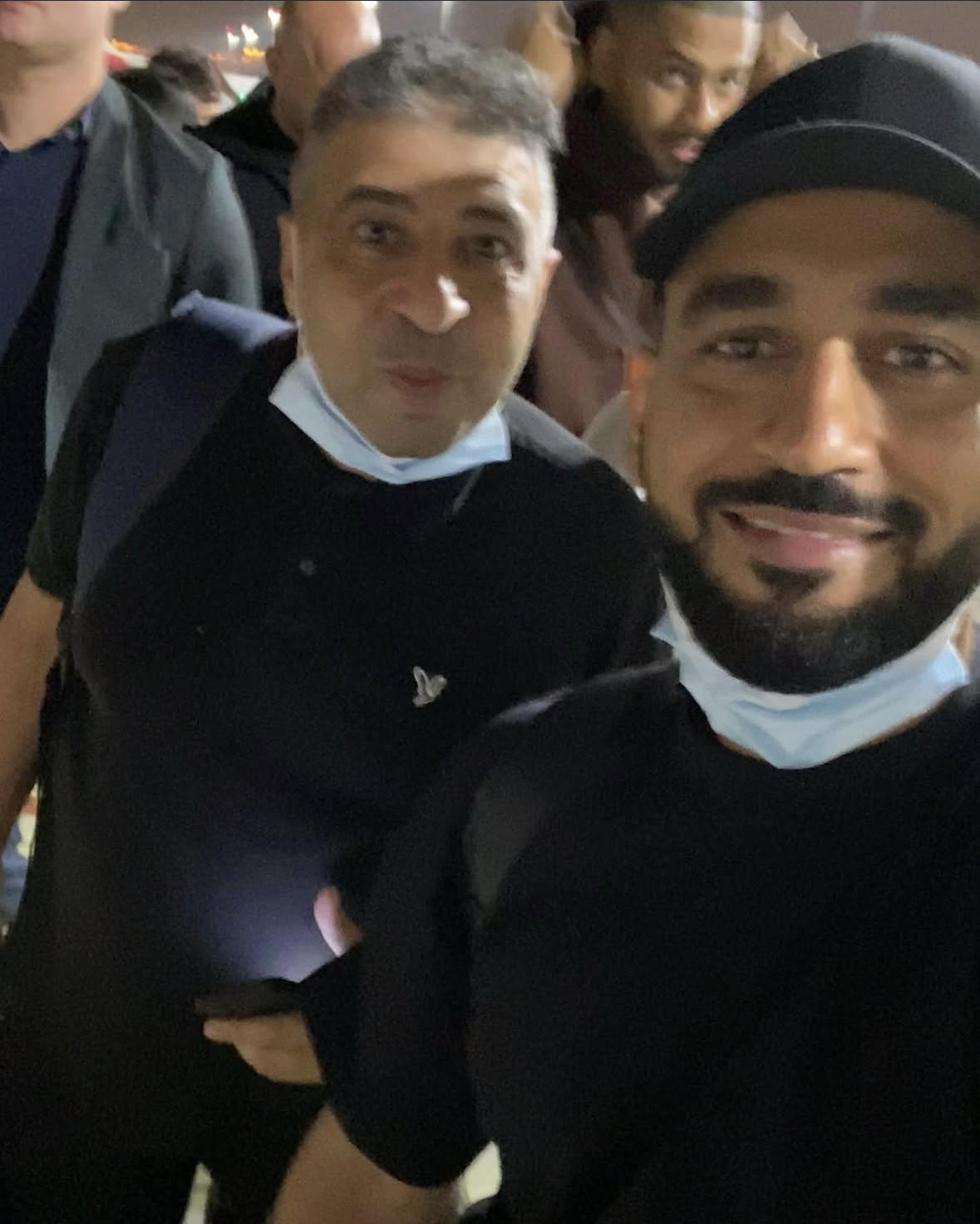 Richard Hussein with DJ Bliss from Dubai Bling