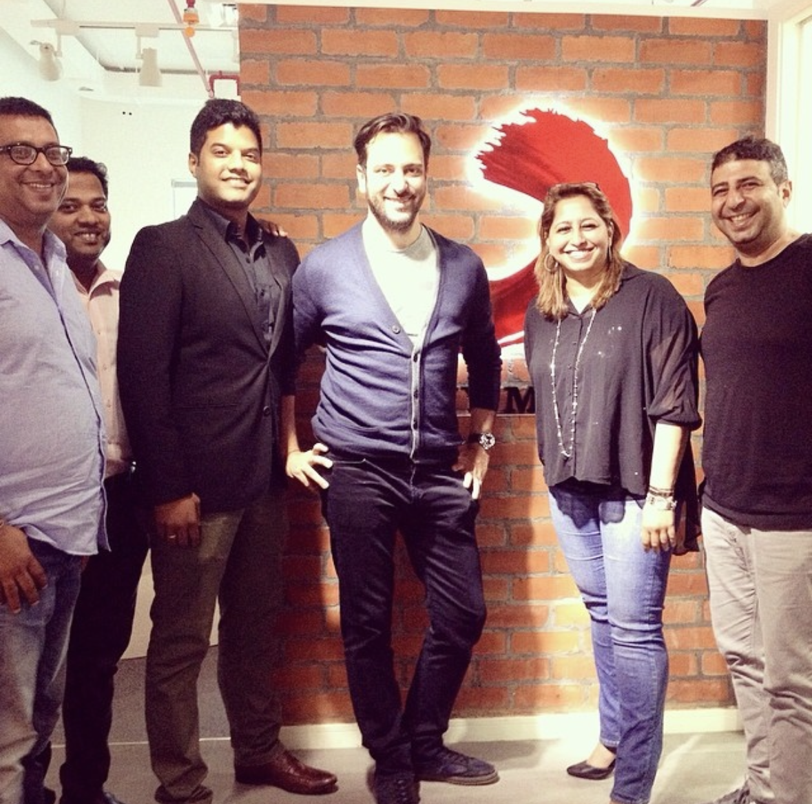Richard Hussein with Guy Manoukian and Lionheart team