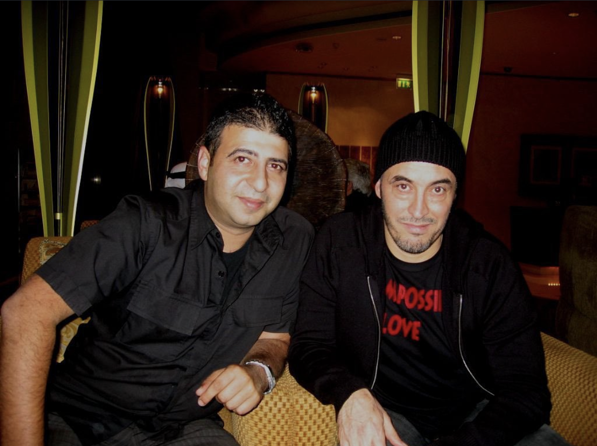 Richard Hussein with Kadim El Sahir