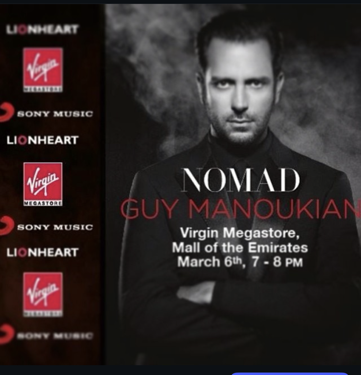 NOMAD album launch Lionheart Virgin Megastore Sony Music