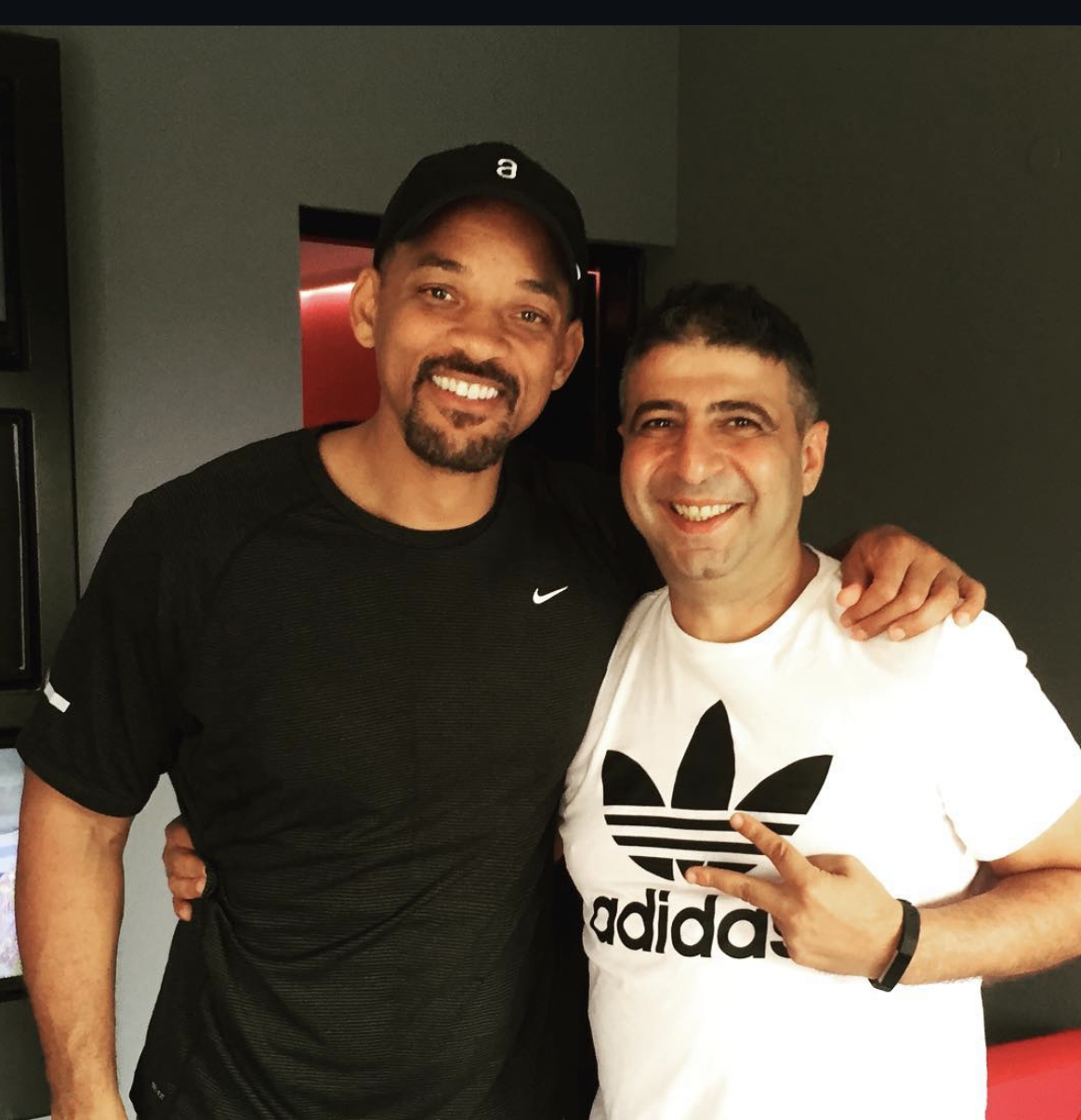 Richard Hussein with Will Smith